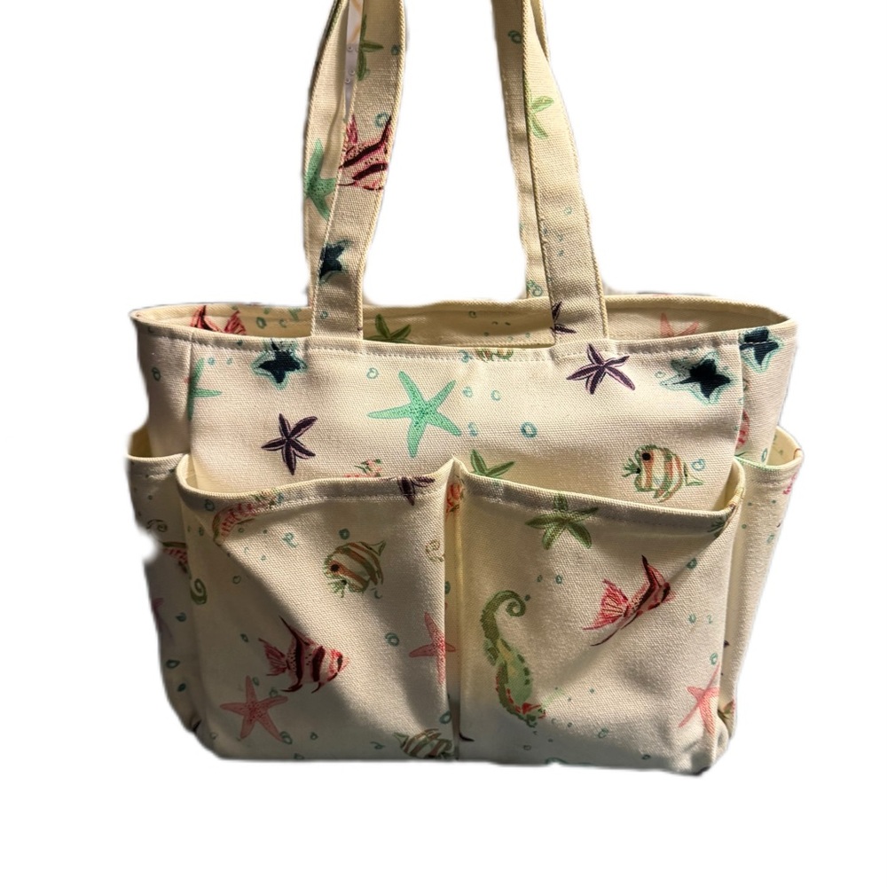Hill House Colorful Canvas Tote